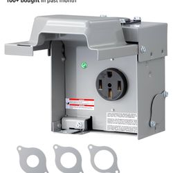 50 amp rv outlet enclosure 