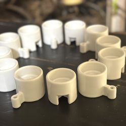 Ehlen Johansson Designs Ceramic Set Of 11 Candle Holders 