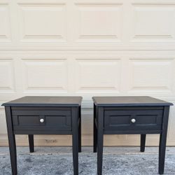 24W27D24H set of 2 side tables end tables with one drawer Pick up Katy 