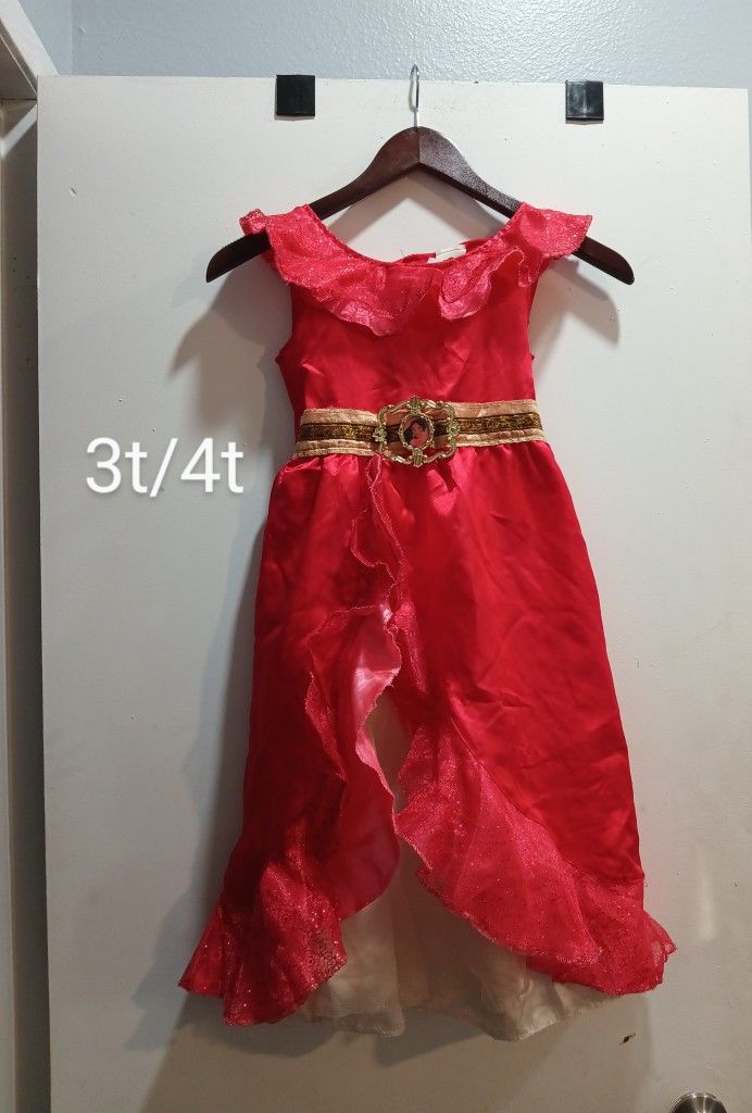 Disney Elena Costume Size 3t/4t
