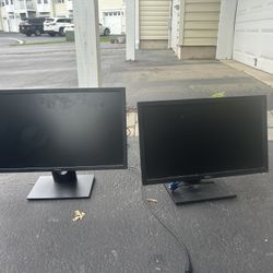 Two Del Monitors