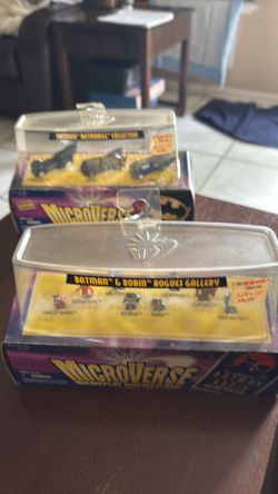 Micro verse Batman and Robin, rogue gallery, micro verse  ￼Batmobile collection