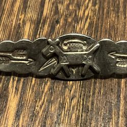 Navajo Stamped Horse Pin Sterling silver