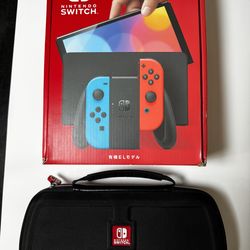 Nintendo Switch OLED Complete In Box w/ Case – Excellent Condition