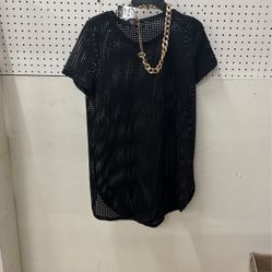 Black Net Dress 