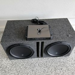 JL Audio Subwoofer And Amplifier 