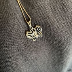 Butterfly Silver necklace