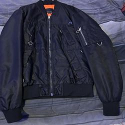 DecibelStar Black Bomber Jacket 