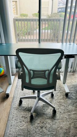 Standing desk with matching chair