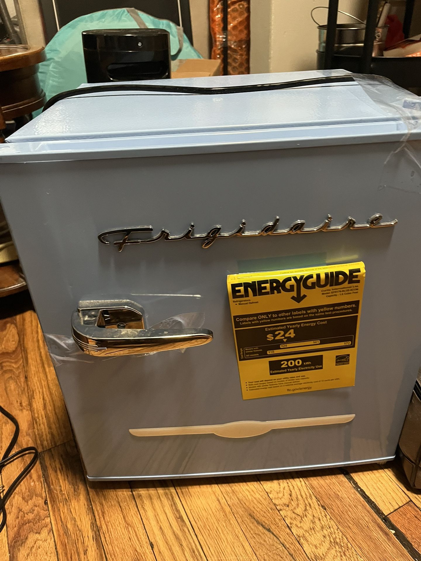 Frigidaire Blue Mini Fridge