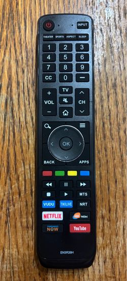 Replacement Remote Control (Model: EN3R39H ) for Hisense TV