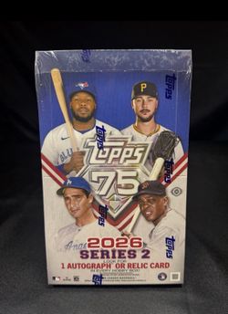 SEALED 2026 Topps Series 2 Hobby Box - 1 Autograph Guaranteed Tier 1 Inception Finest