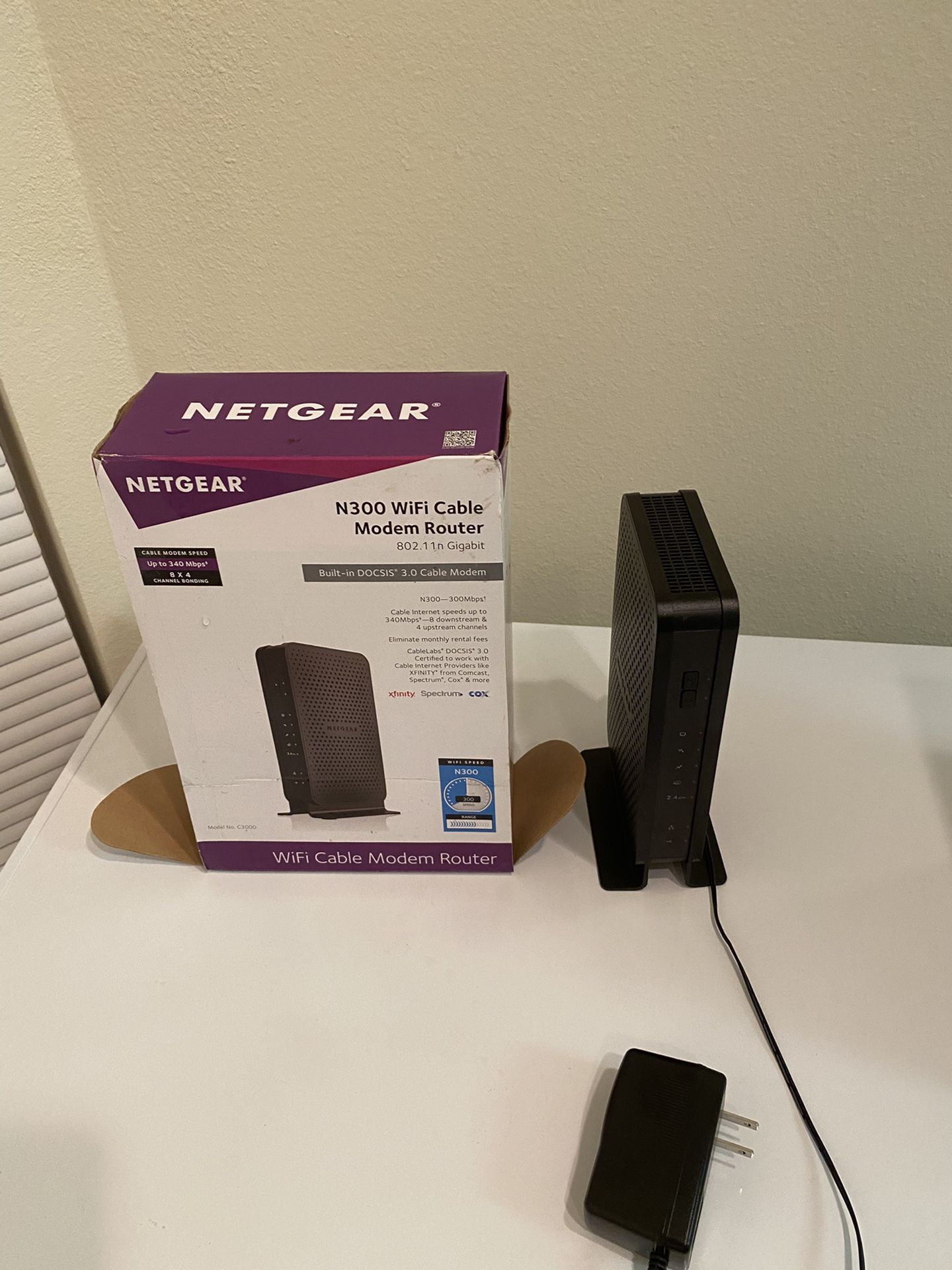 Netgear n300 router modem combo