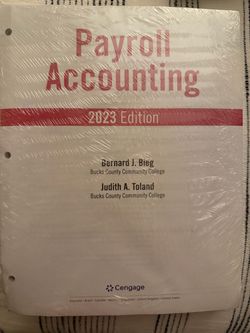 Payroll Accounting 2023 Edition Textbook