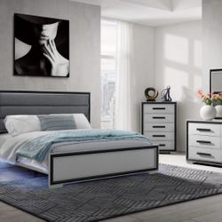 Modern Bedroom Room Set 5 PC SET