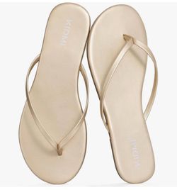 Vegan Leather Flat Sandals