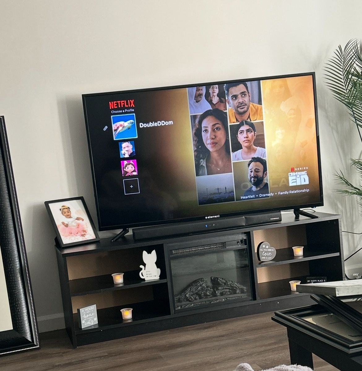 40’ TV & TV STAND