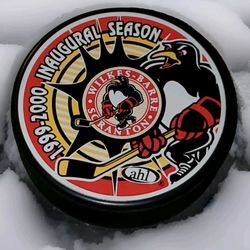 AHL Wilkes-Barre Scranton Penguins Inaugural Season Puck