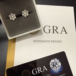vvs moissanite earrings