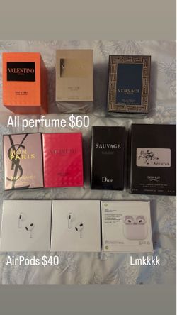 Perfume and AirPods