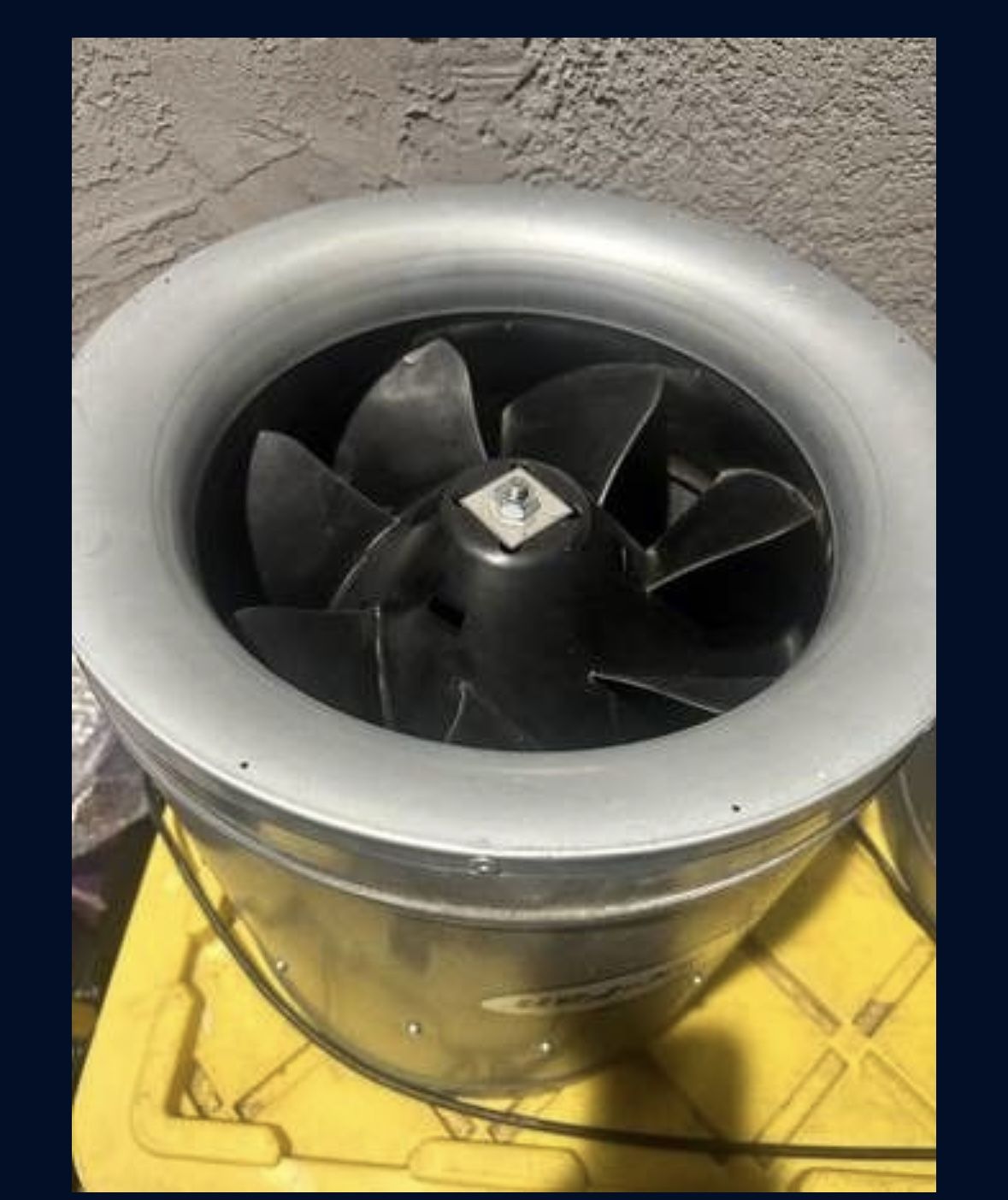 Can Fan Max Fan 14" 1700 RPM CFM Corded 8Ft Tested Working