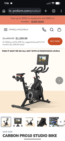 ProForm 10.0 Studio Bike