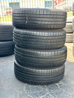 SET OF TIRE 205 65 16 MICHELIN 85% LIFE
