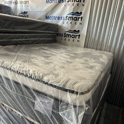 Full Mattress Pillow Top Excellent Comfort Offers $380 🚨Available All Sizes 🚚Delivery Today 