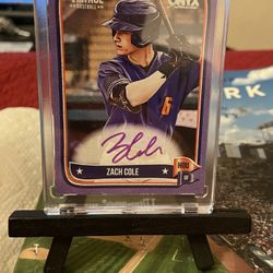 🔥 2024 Zach Cole Purple Ink Auto /10 🔥