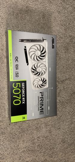 ASUS Prime GeForce RTX 5070 OC 12GB GDDR7 – White Edition (PRIME-RTX5070-O12G-WHITE)