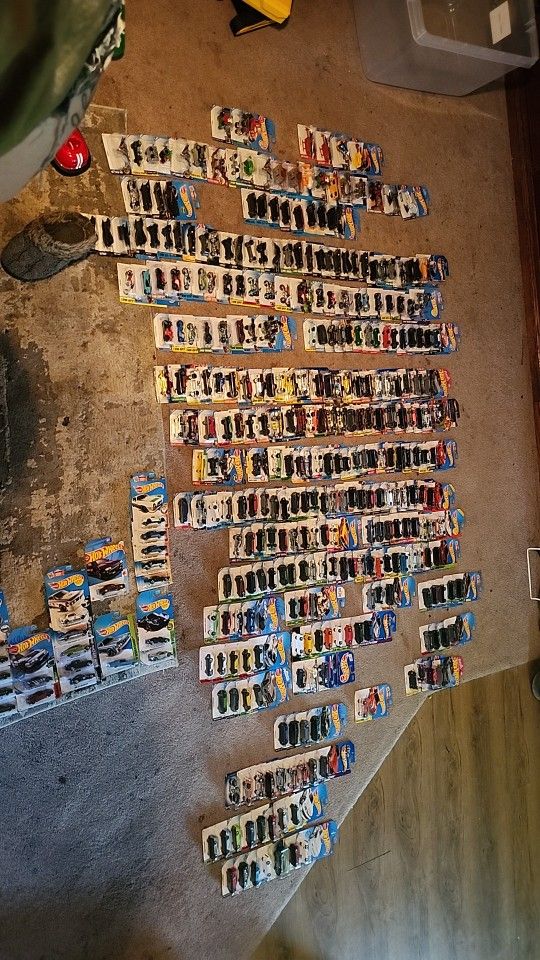 About 300 Hot Wheel Cars