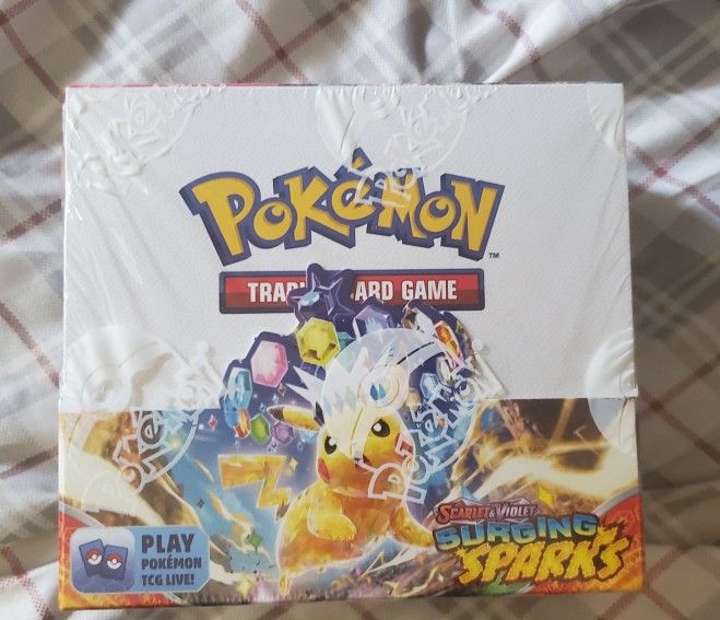 Pokemon Surging Sparks Booster Box Sealed Brand New - infinityhomeware.co.za