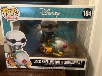 Jack Skellington In Snowmobile Funko
