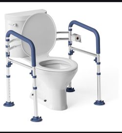 Loyoda Toilet Safety Frame for Seniors, Adjustable Toilet Safety Rail