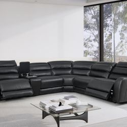 Power Reclining Sectional Sofa. $39 Down 