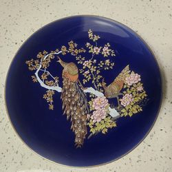 Japanese KUTANI Handpainted Vintage Collectible China Plate Display Decor Import 