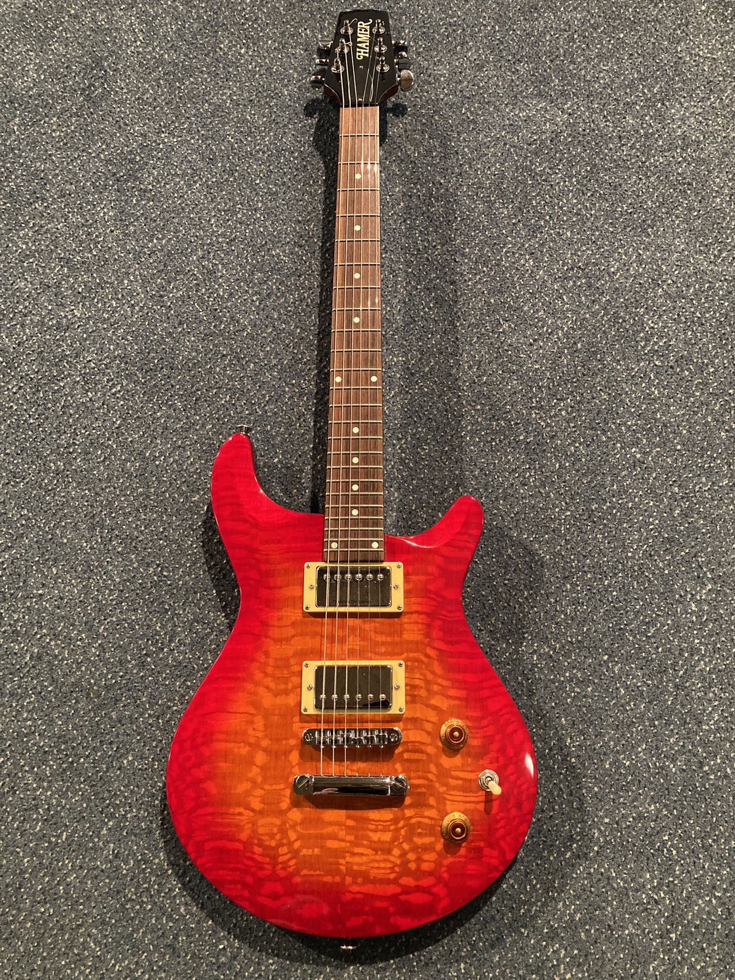 Hamer Double Cutaway Electric Guitar