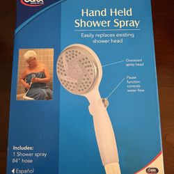 Carex Hand Held Shower Spray- brand new in box 