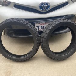 Shinko Adventure Trail Nobbly Motorcycle Tires Fit 2006 BMW R1200 GS  And others. 