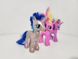 My Little Pony G4 Princesses, Hot Pink Pegasus Unicorn Wings, Shining Armor Figure