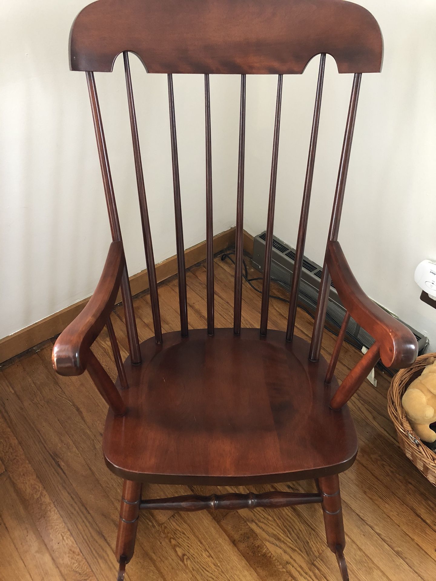 Wood rocking chair