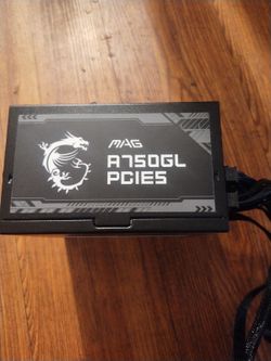 MSI 750watt gold rated psu