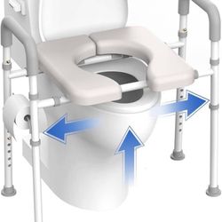 Brand New Raised Toilet Seat with Handles