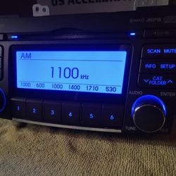 HYUNDAI SONATA 2009-2010 OEM AM FM XM CD MP3 RADIO RECEIVER TESTED