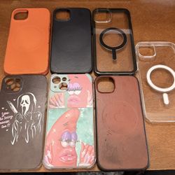 iPhone 14 Plus Leather MagSafe Cases And Speck Cases And Custom Cases 7 Total
