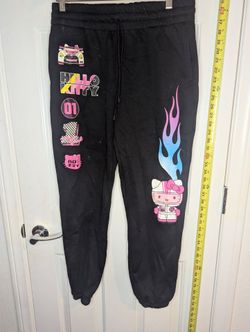 Sanrio Hello Kitty and Friends Tokyo Speed Racing Joggers Youth Size M 7-9