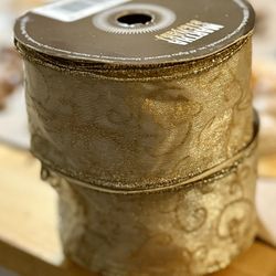 Golden Luster Ribbon. (2)