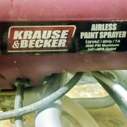Airless Paint Sprayer 