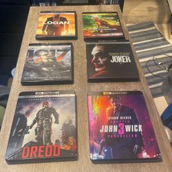 4K Blu Ray Lot