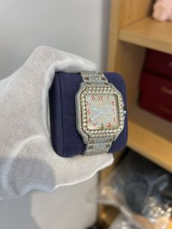 2 Tone Cartier Santos Arabic 